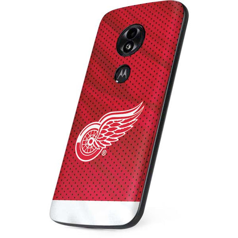 NHL Detroit Red Wings Home Jersey Moto E5 Play Skin